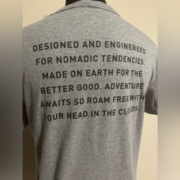 EUC American Eagle Grey and White Adventure Graphic Tee size XS - Picture 4 of 5